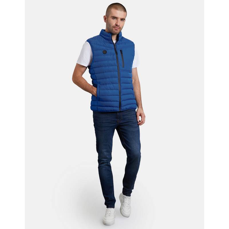 Threadbare THB Jacket Gilet Hunnigan Steppweste Herren