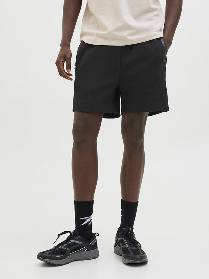 Jack & Jones Sweatshorts in Schwarz günstig kaufen