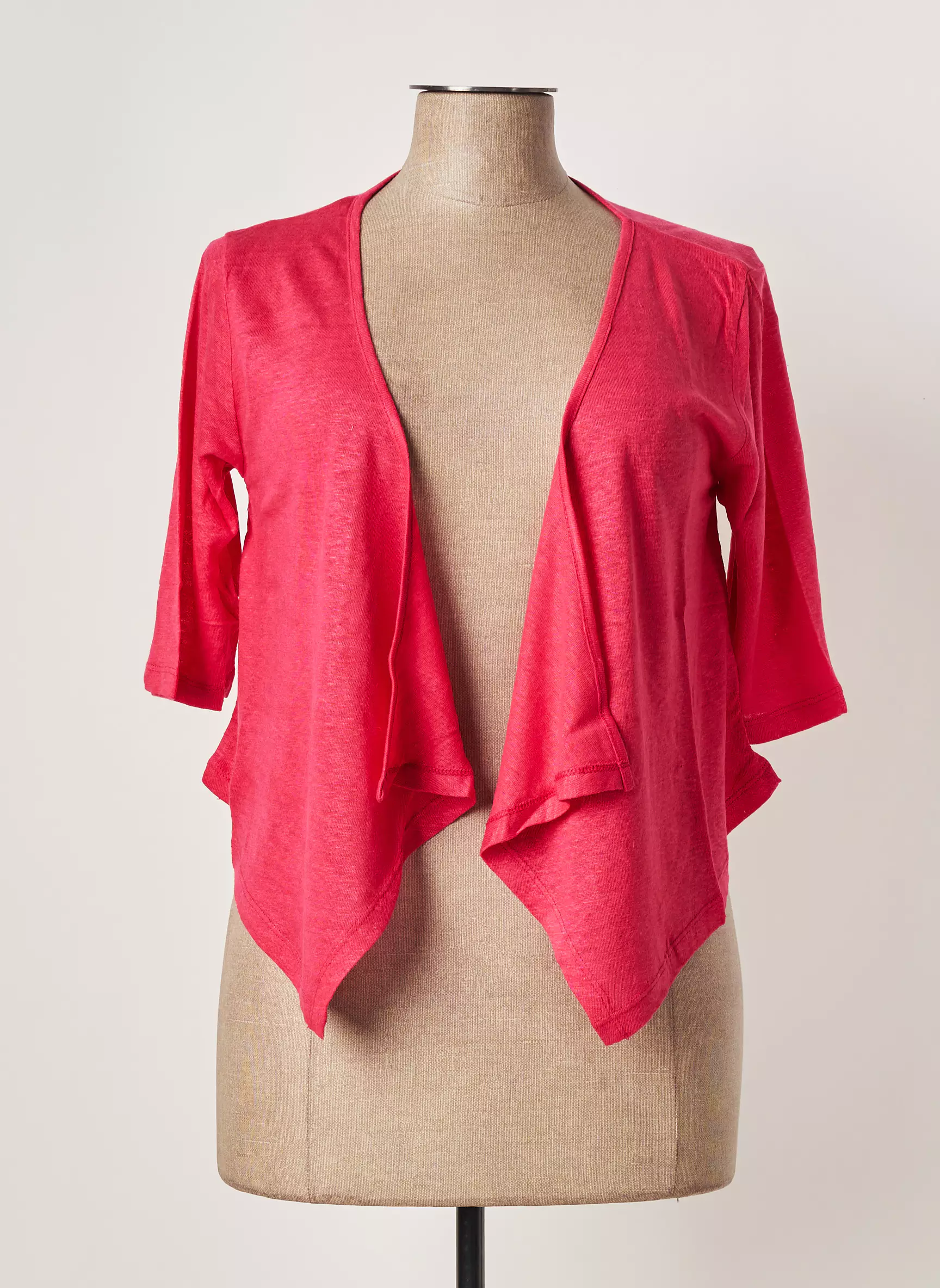 G Oze Gilets Manches Courtes Femme couleur rose