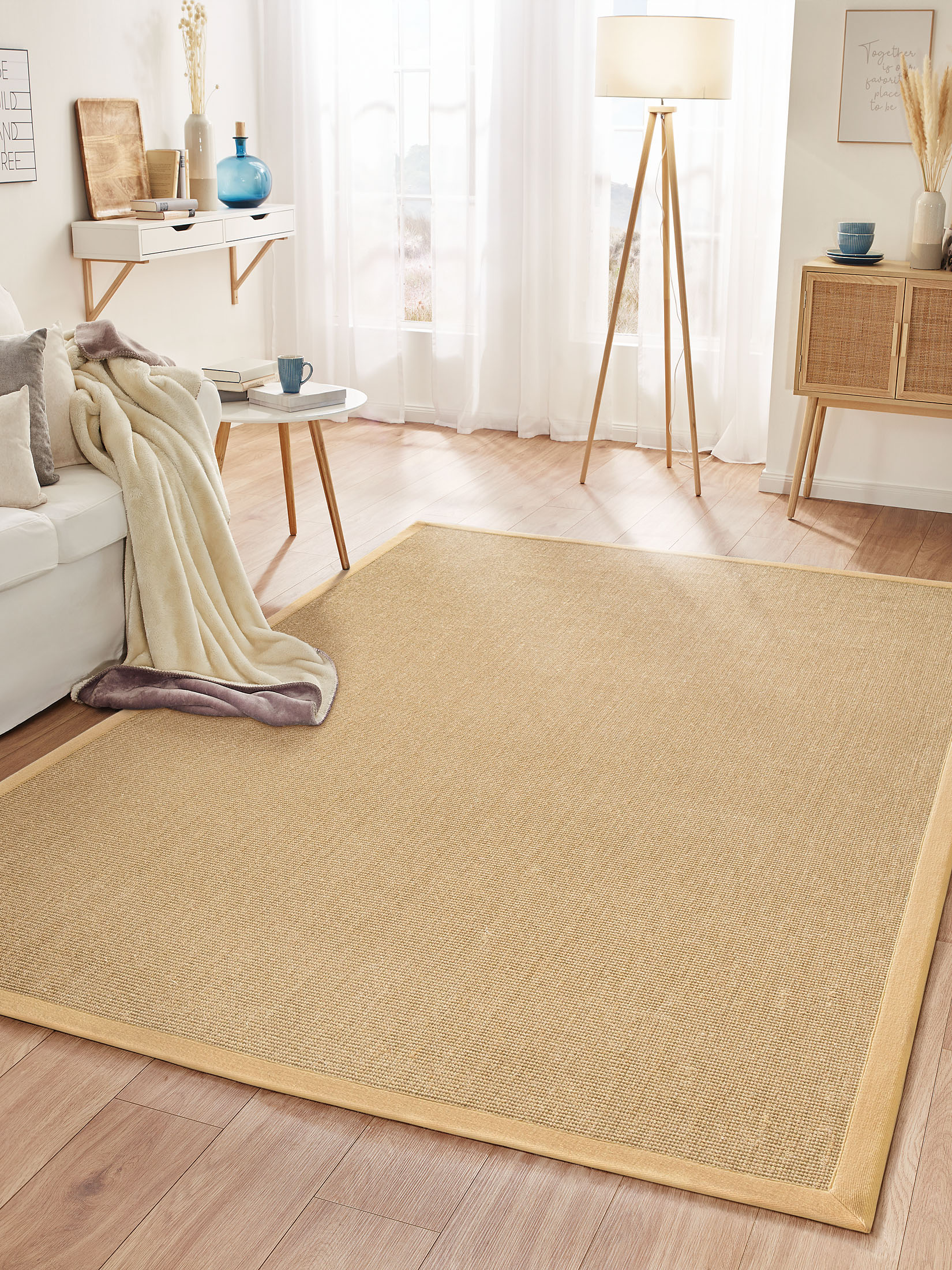 Dourado Sisal-Teppich, Sand