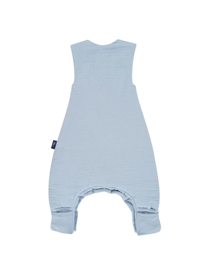 Alvi Schlafsack mit Füßen 4 Season Sleep Overall Mull - in blau günstig kaufen 90