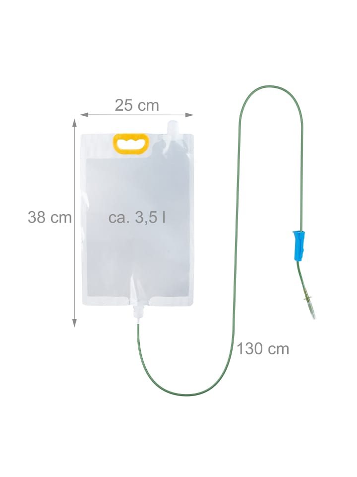 relaxdays 4 x Tropfbewässerungsbeutel in Transparent - 3,5 Liter günstig kaufen onesize