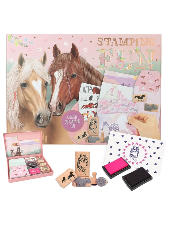 Miss Melody Kreativset Stempel Pferdemotiv Stamping Fun, 5-12 Jahre günstig kaufen onesize