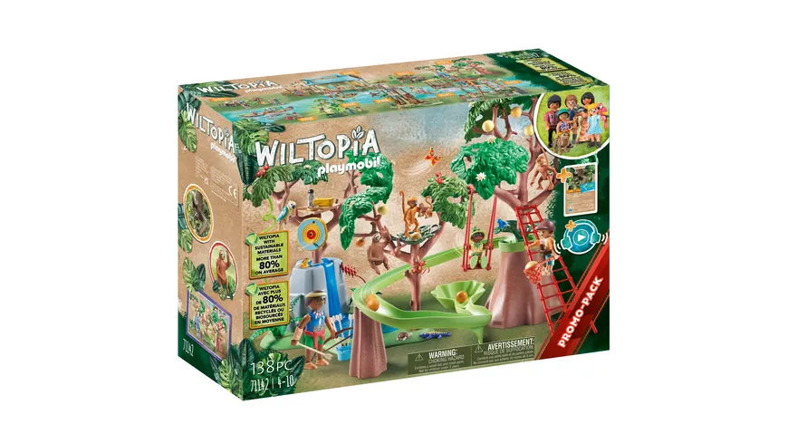 PLAYMOBIL 71142 WILTOPIA - Tropischer Dschungel-Spielplatz