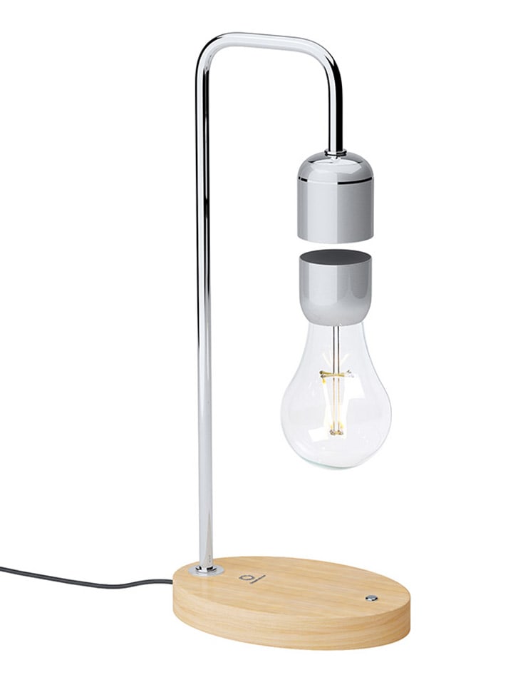 Designnest LED-Tischleuchte ''Levitating Lamp'' in Silber - (B)19 x (H)40 x (T)12 cm günstig kaufen onesize