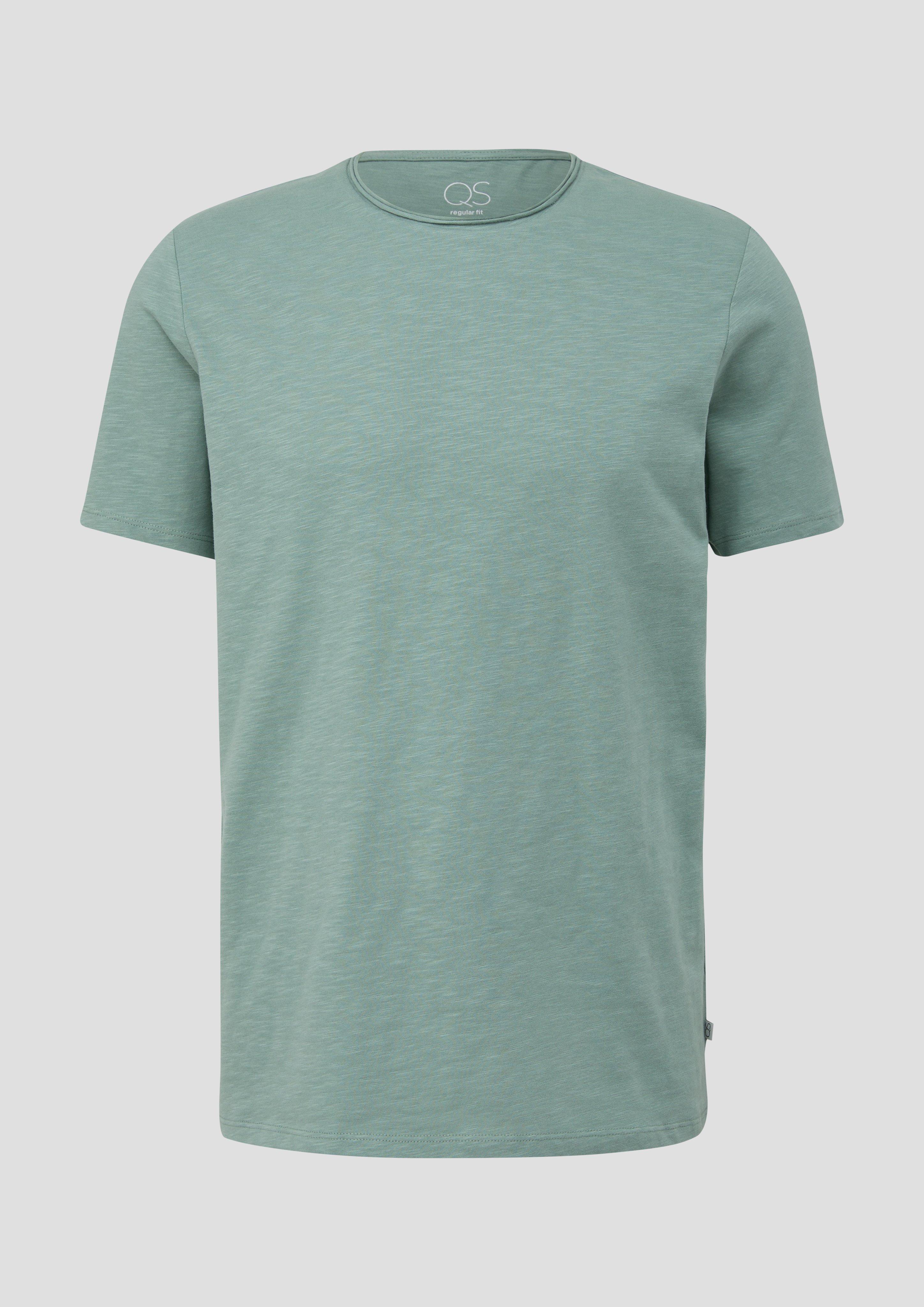 Baumwollshirt mit Flammgarn-Struktur  2141633-7238
