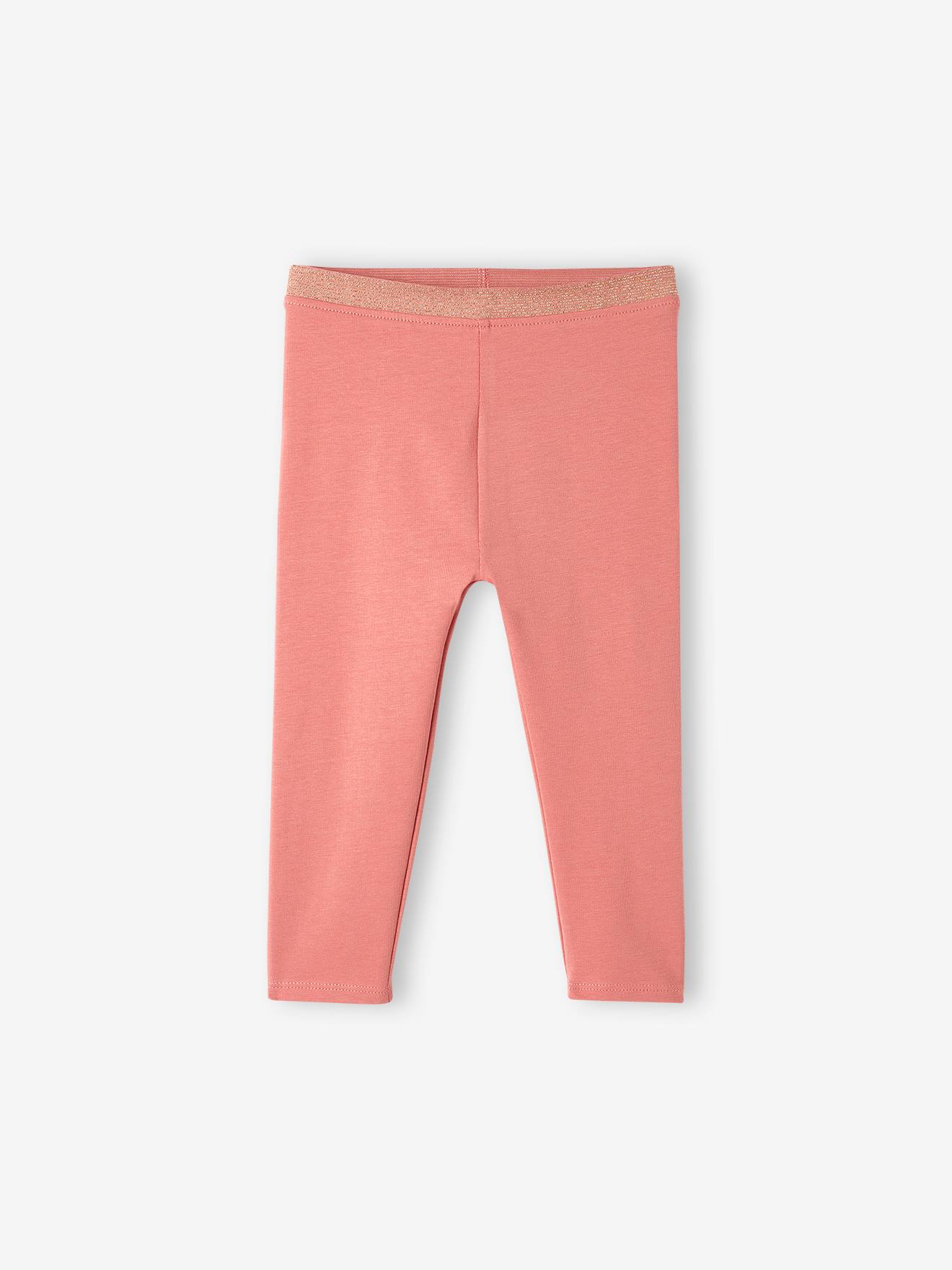 Legging bébé fille ceinture pailletée Oeko-Tex® vert de gris