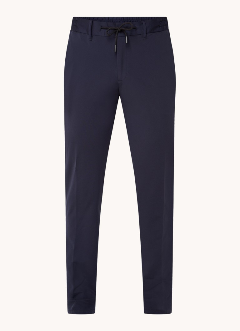 Boggi Milano Slim fit bikses ar aukliņu un elastīgu apdari