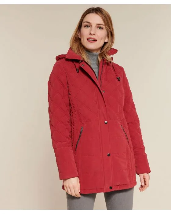 Parka matelassée capuche amovible