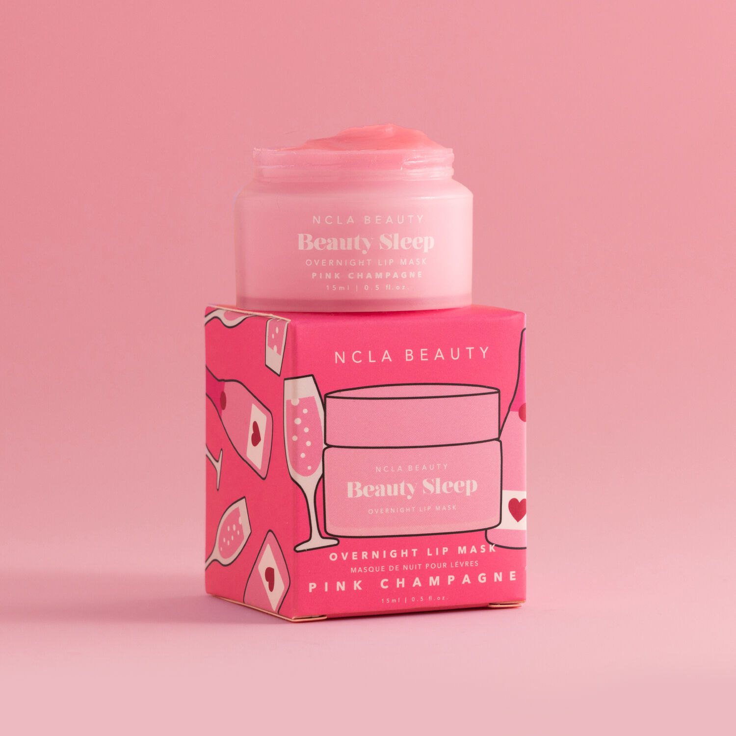 NCLA Beauty Beauty Sleep Overnight Lip Mask - Pink Champagne Masque lèvres