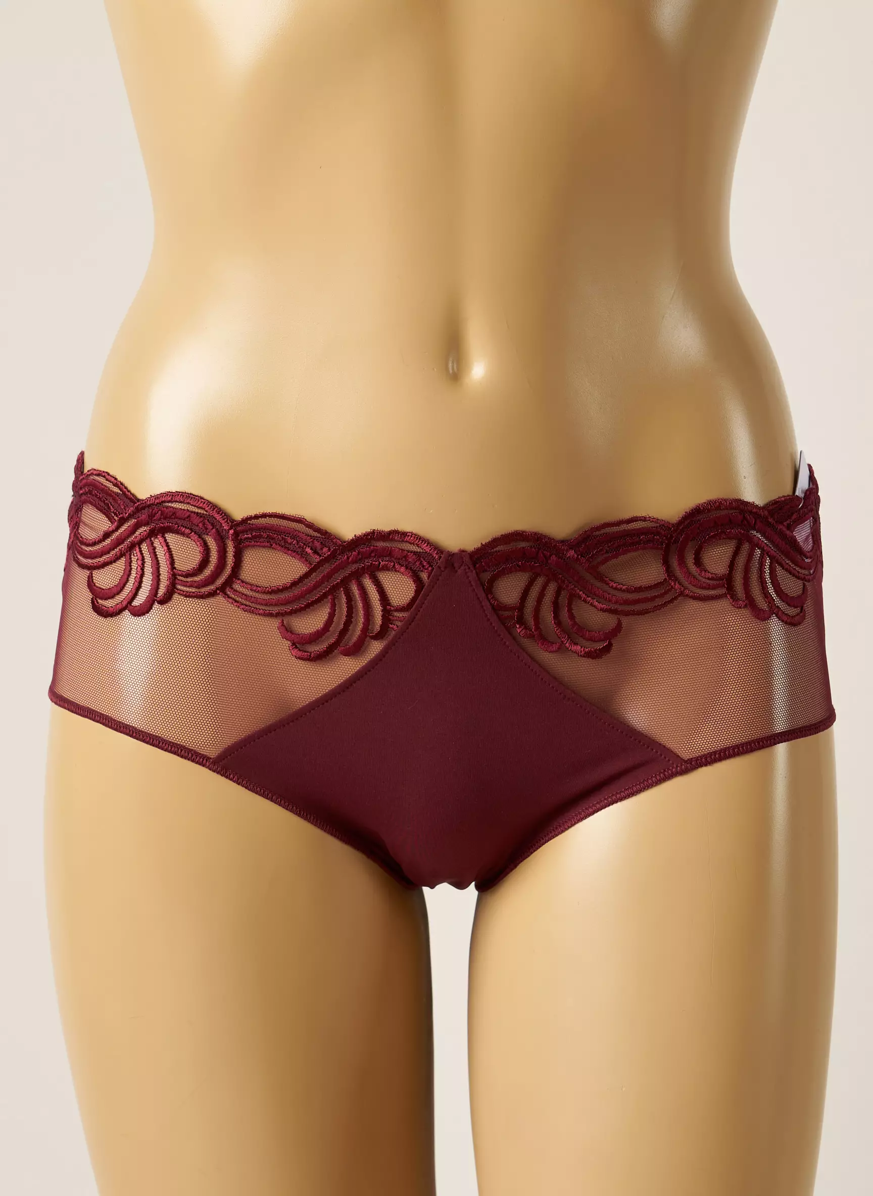 Simone Perele Shorties Femme couleur rouge