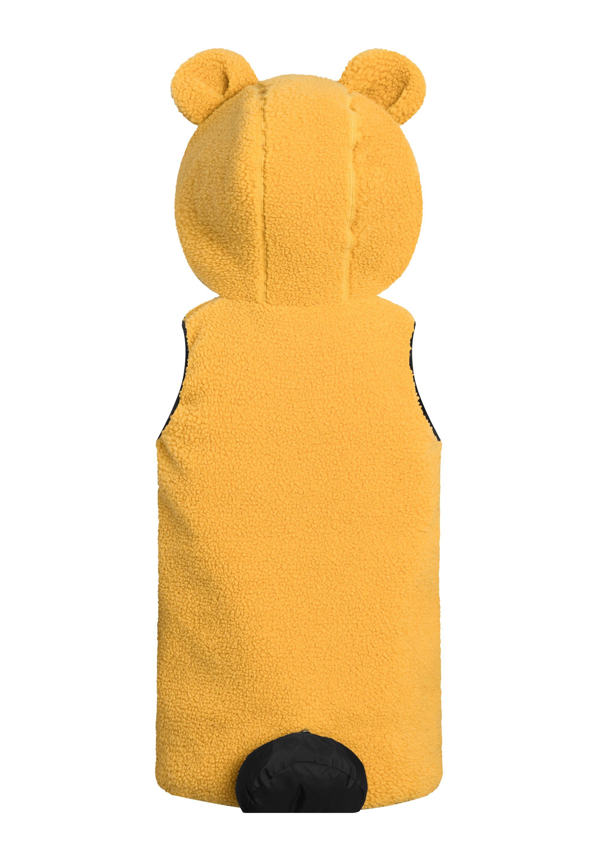 WeeDo Funktionsweste TEDDY BEAR Teddy-Fleece und wasserdichter Ripstop aus recyceltem Material
