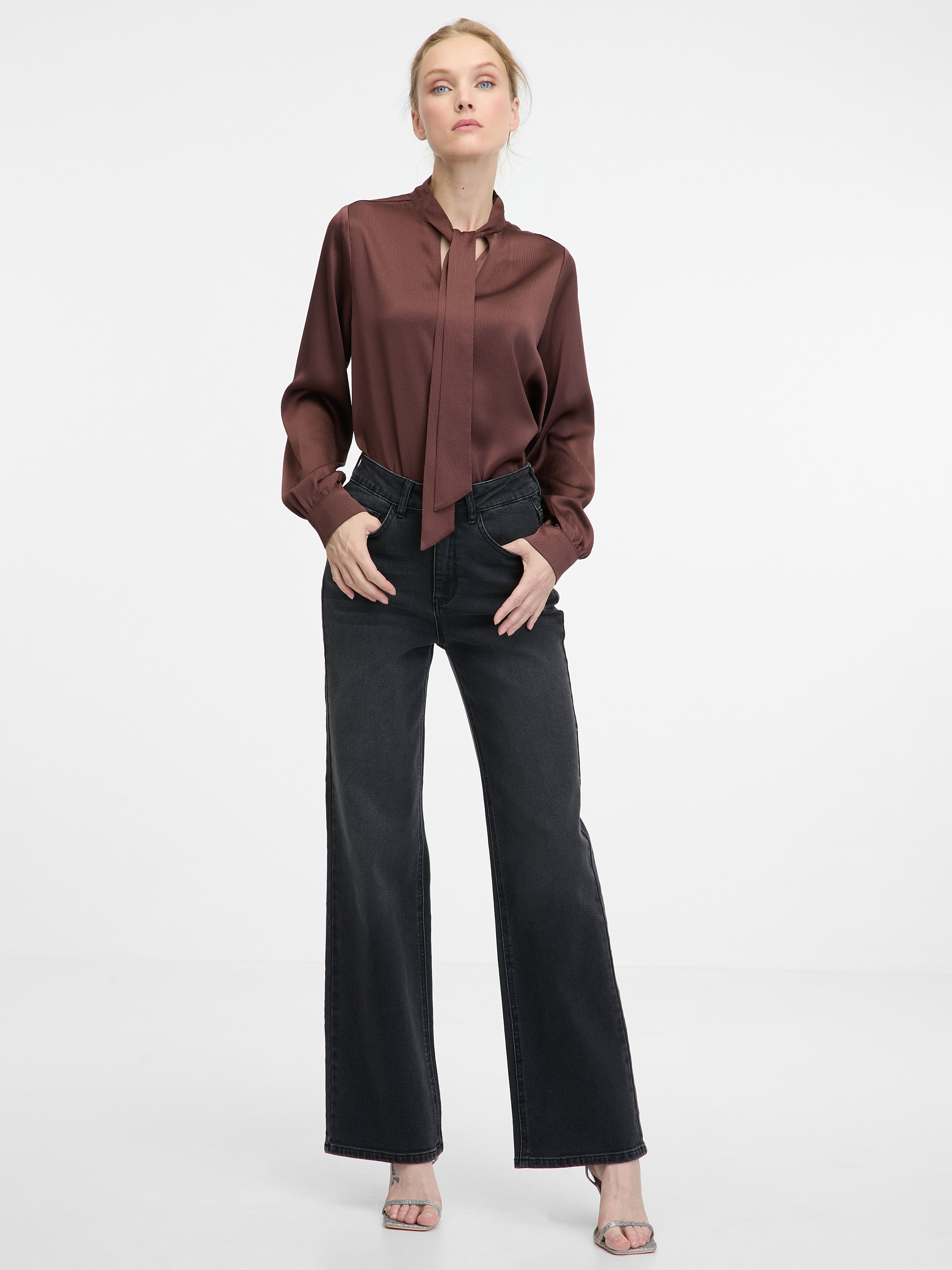 Braune Damenbluse ORSAY
