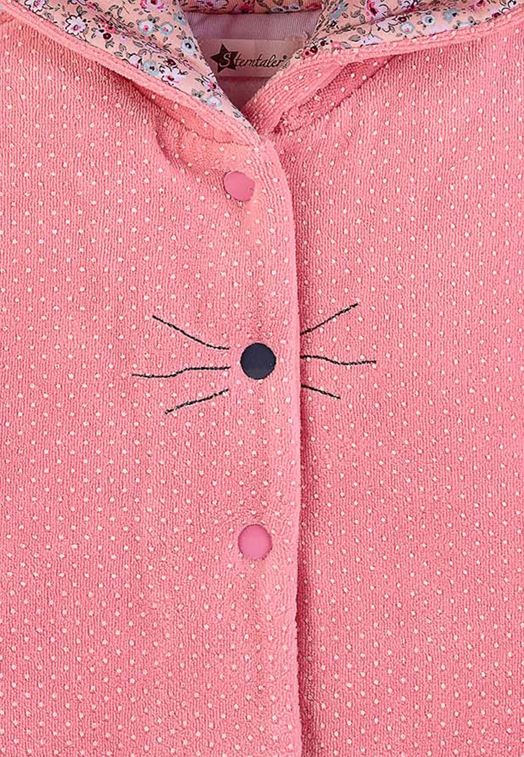 Kapuzen-Jacke Nicki Maus Mabel in Rosa, wattiert