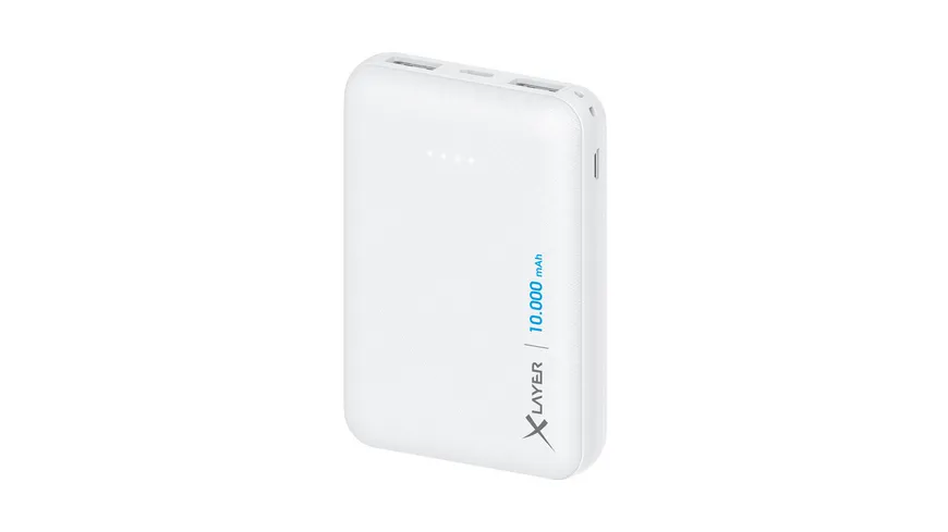 Xlayer Zusatzakku Powerbank Micro White 10.000mAh