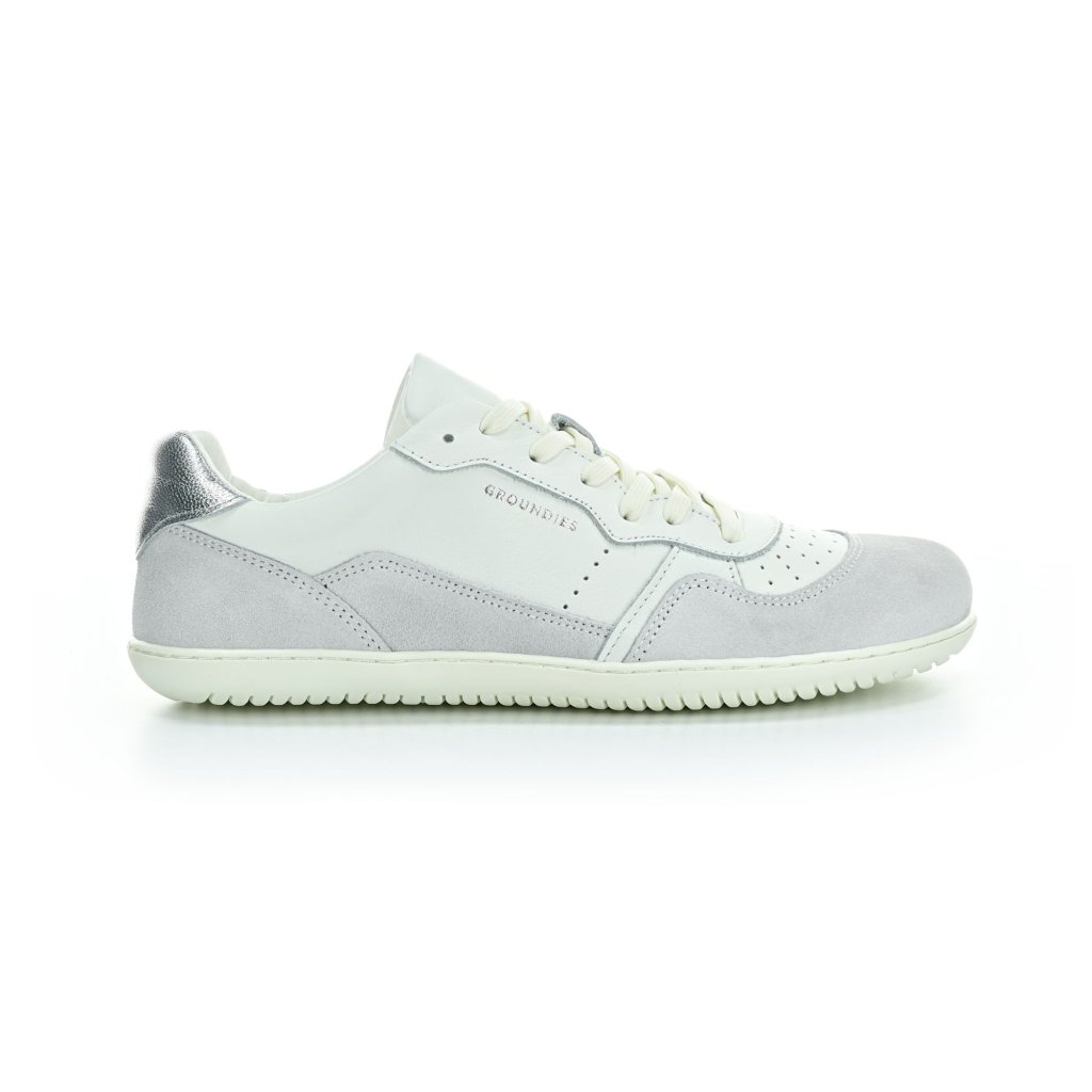 Groundies Nova GO1White/Silver Barfußschuhe