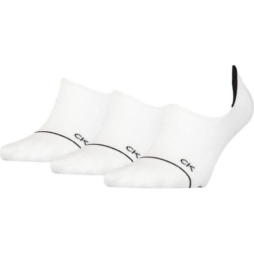 Calvin Klein Socken CK WOMEN FOOTIE HIGH CUT 3P ATHLEISURE 3er Pack