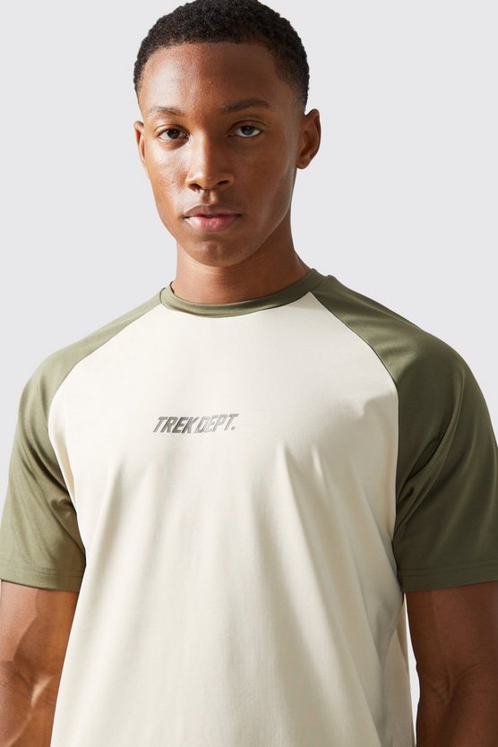 Active Trek Performance Colour Block T-shirt