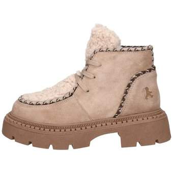 2Go Fashion Schürstiefelette in beige