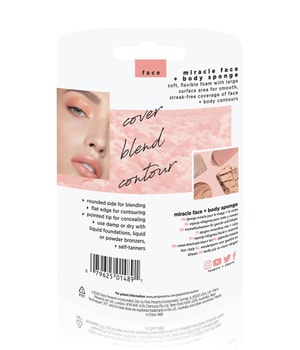 Real Techniques Miracle Face & Body Sponge Make-Up Schwamm-1 Stk
