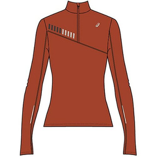 DAMEN T-SHIRT LITE-SHOW WINTER 1/2 ZIP TOP