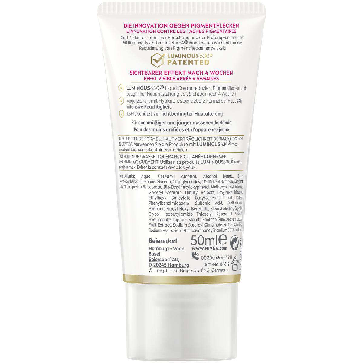 Cellular Luminous630® Anti-Pigmentflecken Hand Creme