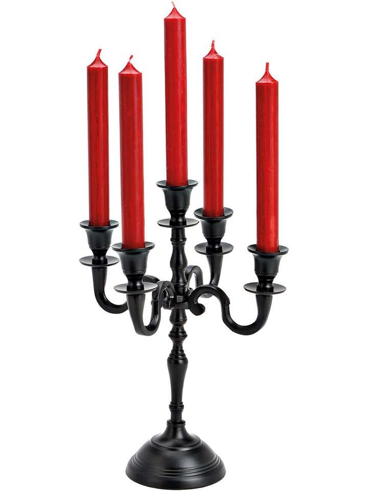 G. Wurm Kerzenhalter in Schwarz  - (B)23 x (H)31 x (T)23 cm günstig kaufen onesize
