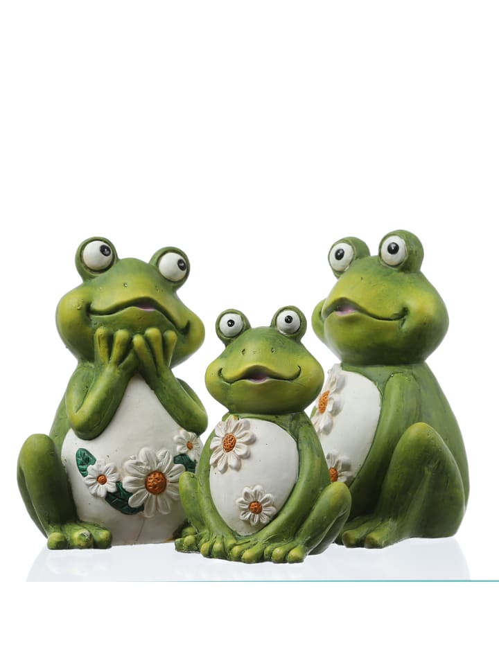 MARELIDA Gartenfigur Frosch Freddi Tierfigur für Beet Gartendeko H: 16cm grün günstig kaufen onesize