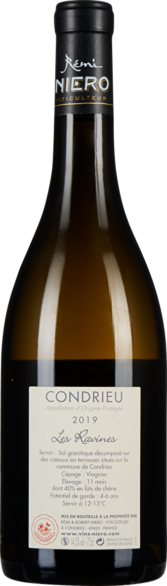 Domaine Rémi Niero Condrieu Les Ravines 2019