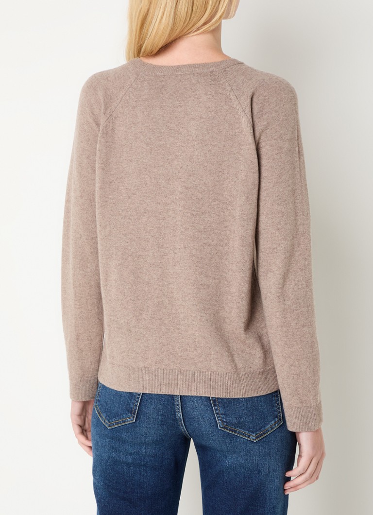 Maglione girocollo Benetton in pregiata maglia di misto cashmere