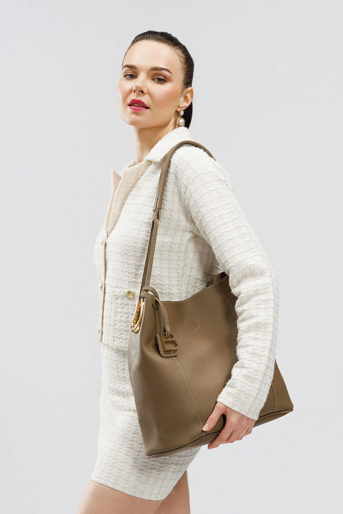 Lucky Bees  Damen Hand- und Schultertasche mit Innengeldbörse