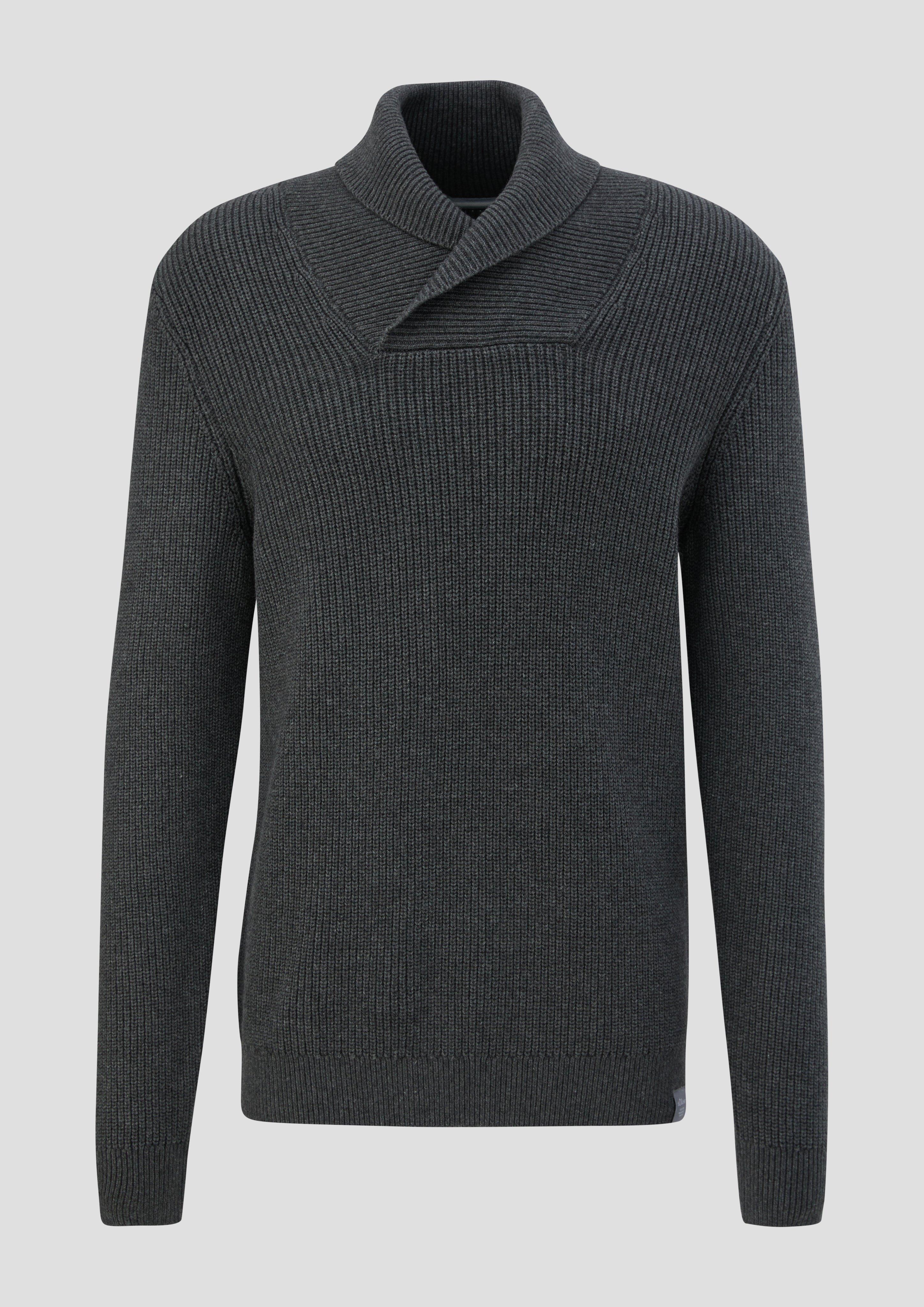 Strickpullover mit Schalkragen  2137412-9823
