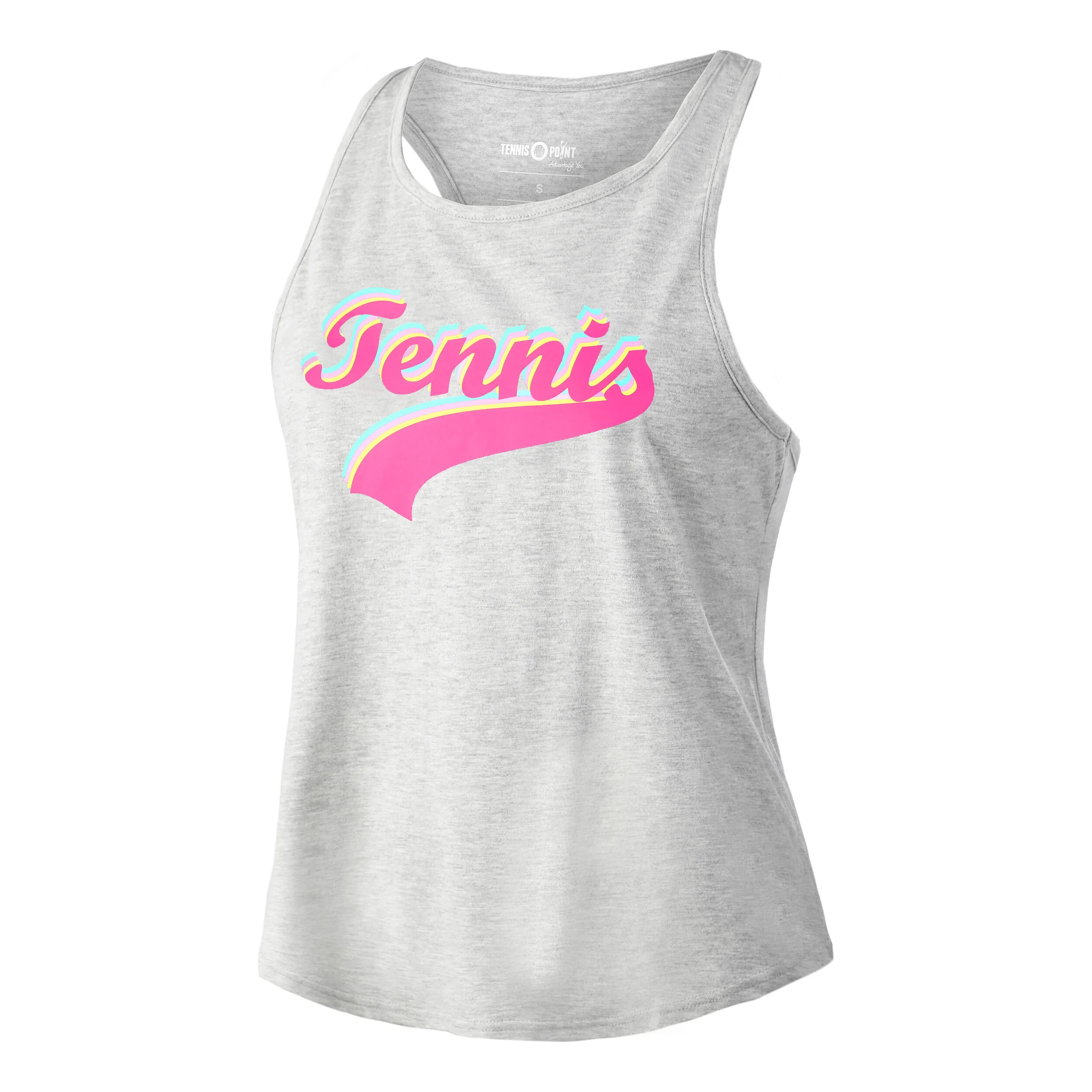 Tennis Signature Tank-Top Damen - Grau, Mehrfarbig