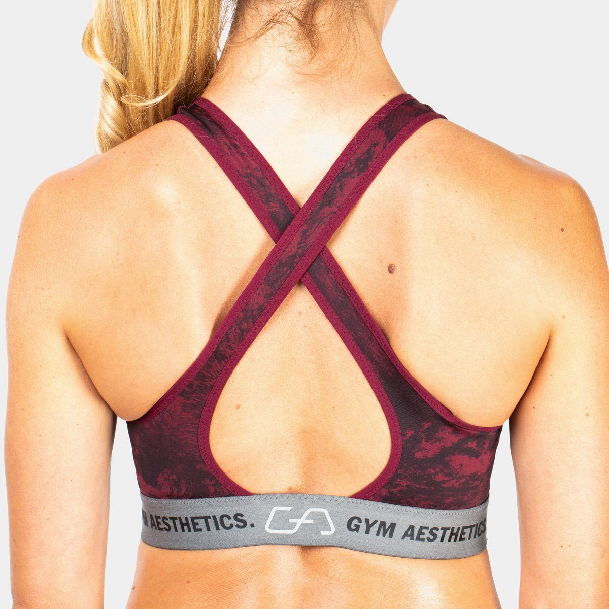 GYM AESTHETICS Sport-BH Performance X-Bra für Damen Elastisch, Atmungsaktiv