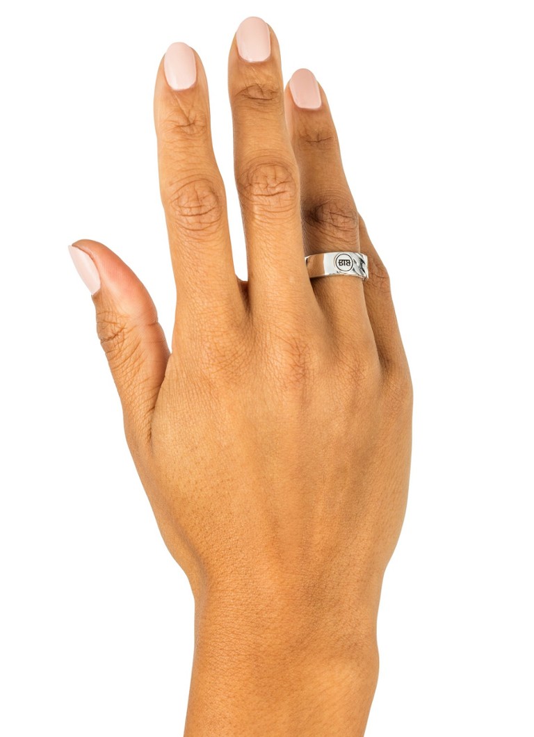 Buddha to Buddha  Esther Dual ring van zilver