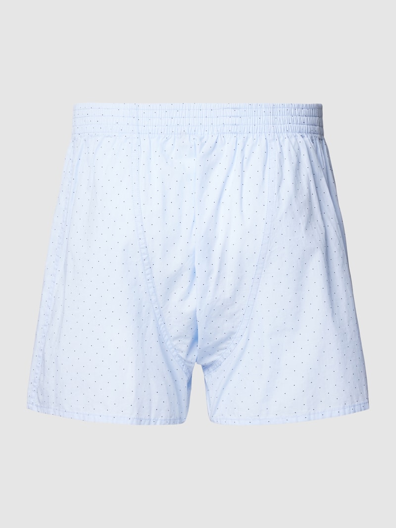 Boxershorts mit Label-Patch im 3er-Pack in marineblau