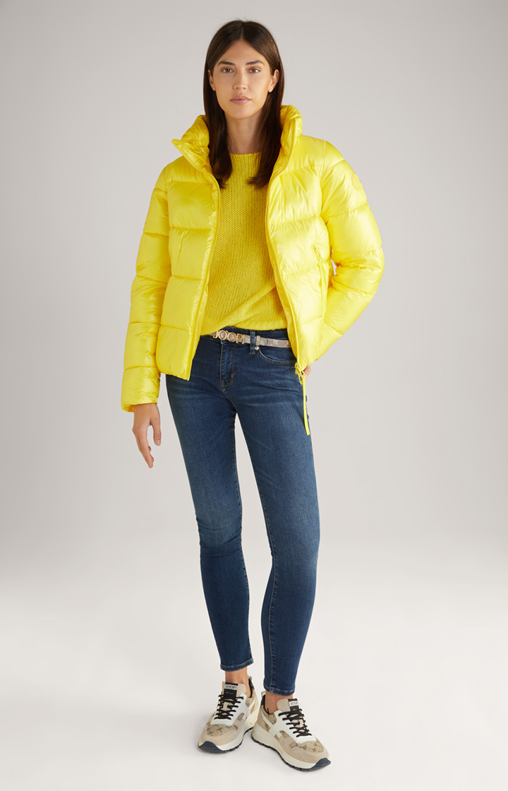 Steppjacke in Gelb