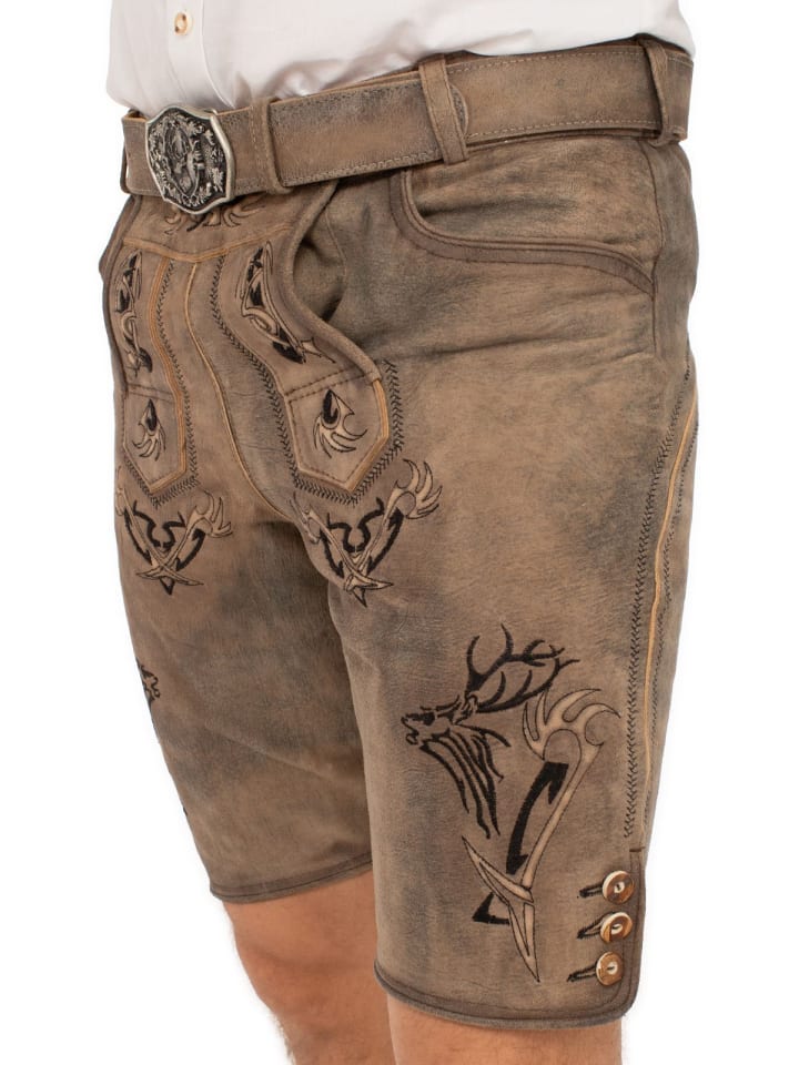 MADDOX Lederhose FELIXSEE in braun günstig kaufen