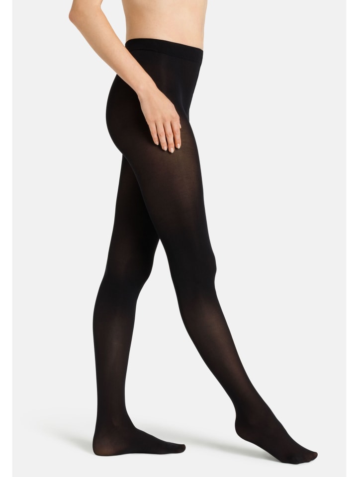 S. Oliver Strumpfhose 2er Pack originals 80 Denier in Schwarz günstig kaufen