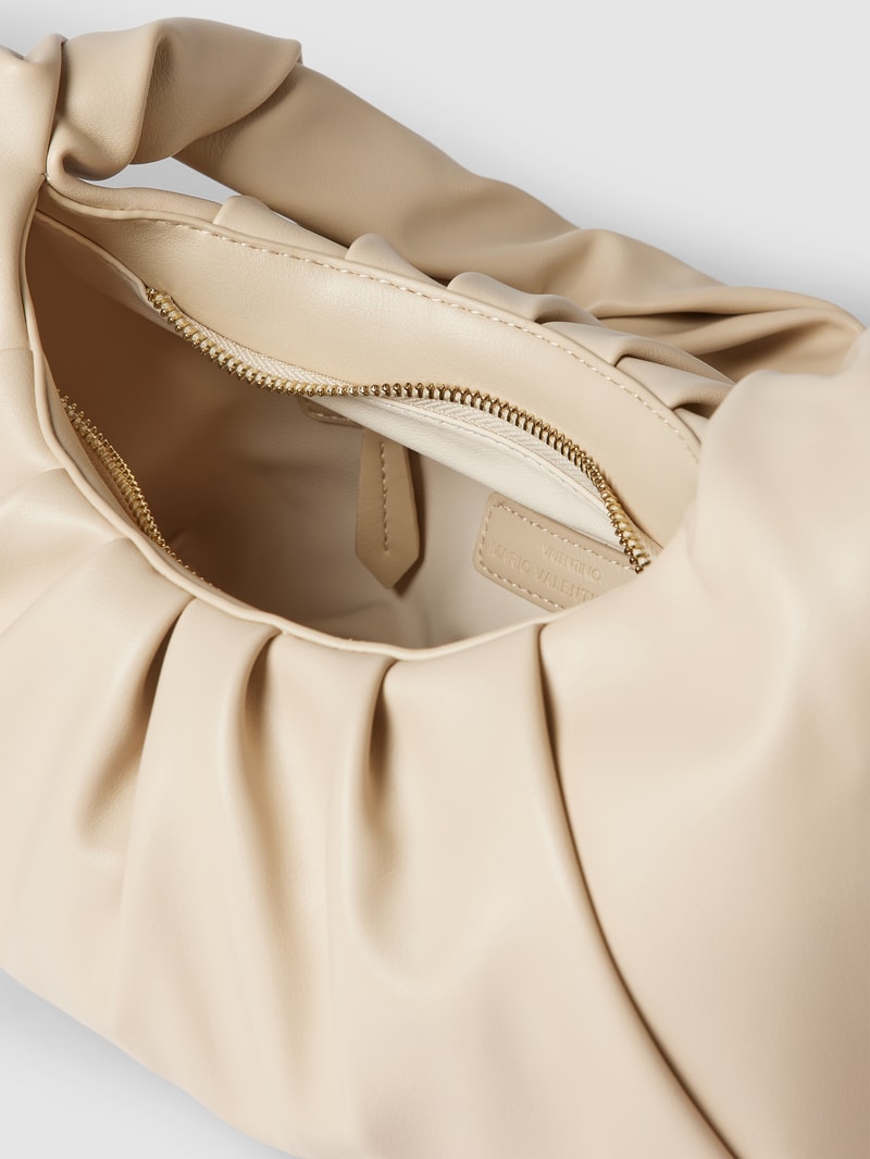Shoulder Bag mit gelegten Falten Modell 'LAKE' in offwhite