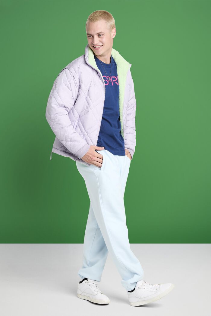 Wendesteppjacke mit abnehmbaren Ärmeln