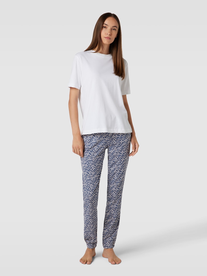 Pyjama-Hose mit elastischem Bund Modell 'Dreams' in blau