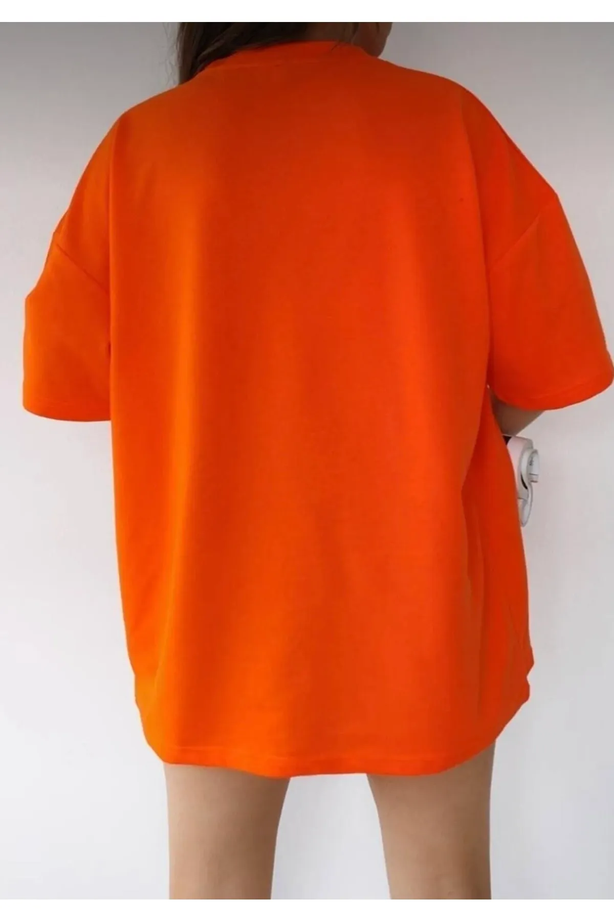 My Blog  Boyfriend-Strick-Oversize-T-Shirt mit Rundhalsausschnitt