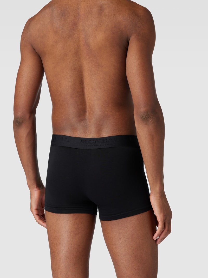 Trunks mit Logo-Bund im 7er-Pack in schwarz