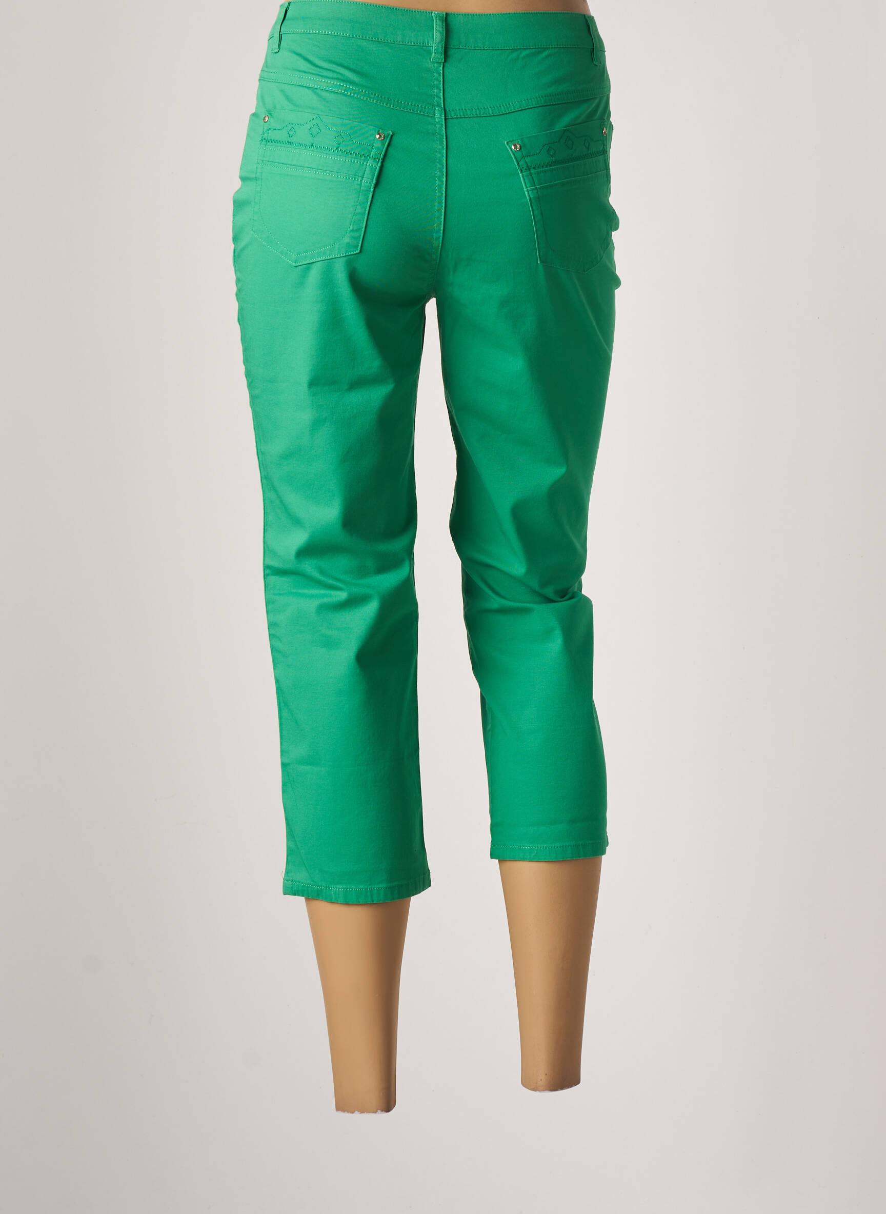 I Quing Bermudas Femme couleur vert