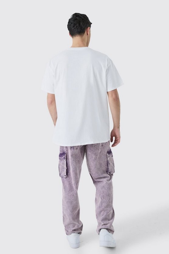 Oversize T-Shirt mit lizenziertem Tiger-Print