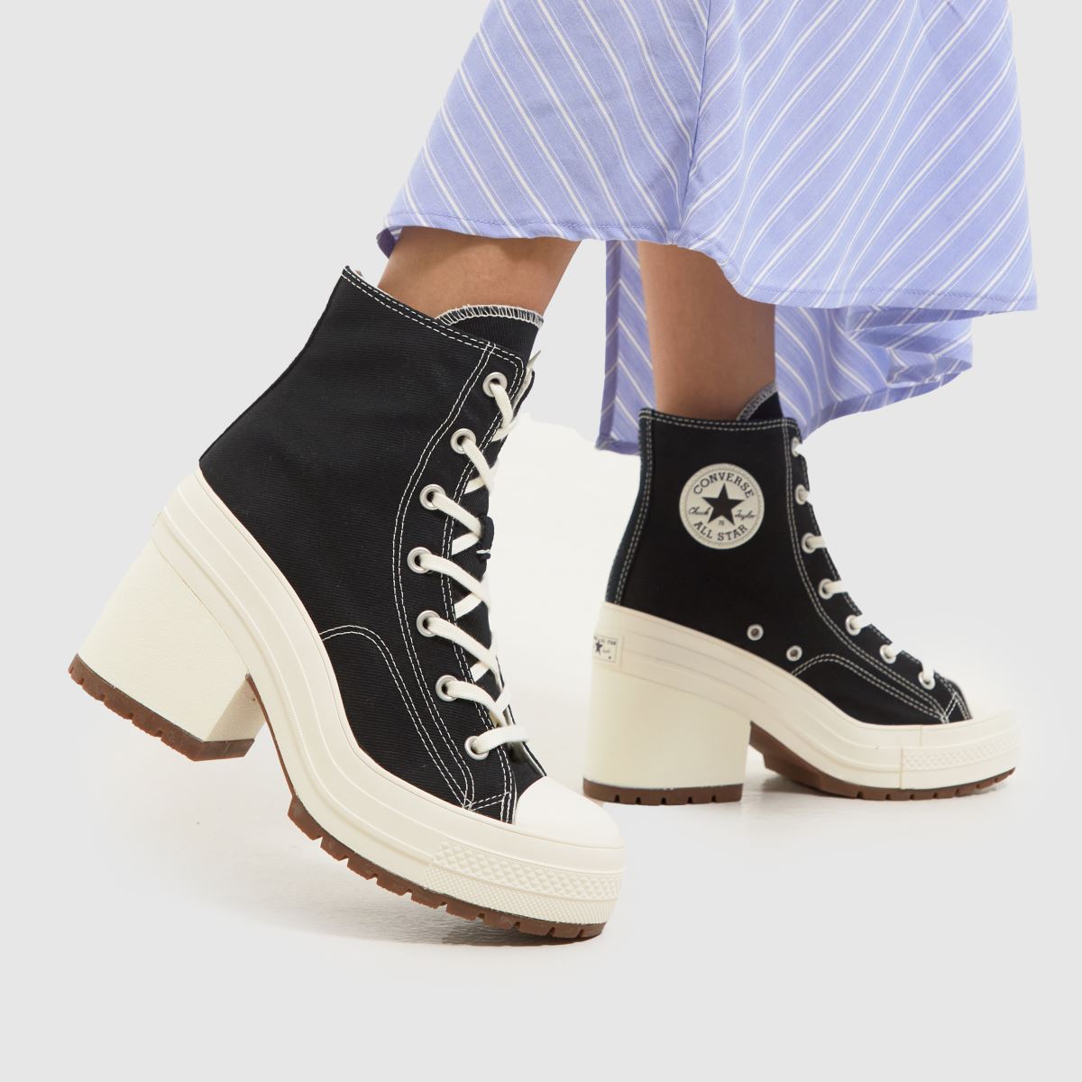 Converse Chuck 70 De Luxe Heel tornacipő fekete színben