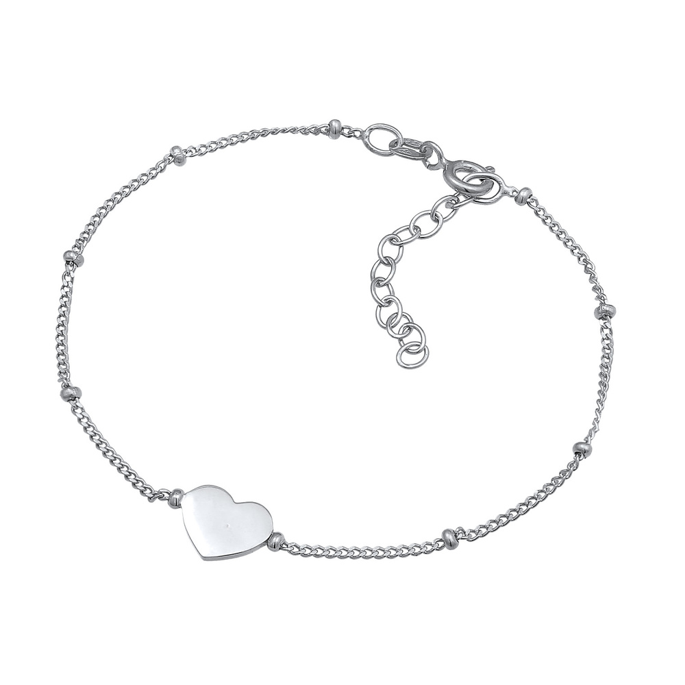 Elli Elli Bracelet Femmes coeur symbole amour boules en argent Sterling 925 Bracelet