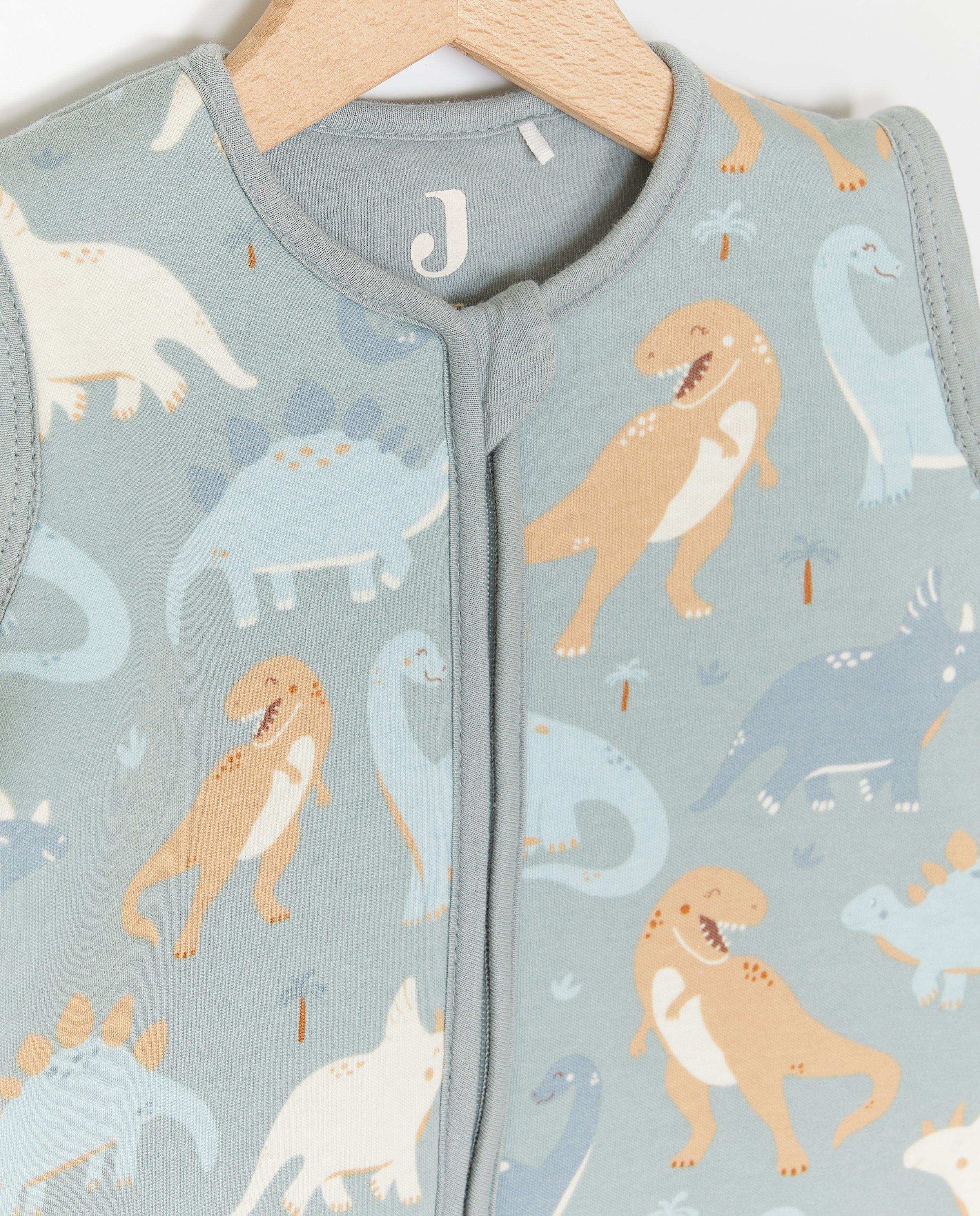 Sac de dormit Jollein cu imprimeu dinozauri (70 cm), TOG 3.5 kaki