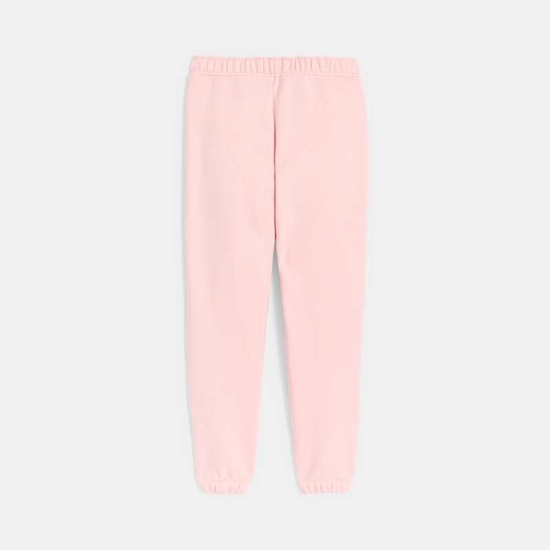 Pantalon de jogging uni rose fille